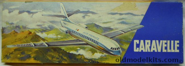 KVZ 1/100 SE 210 Caravelle - Air France, 5567 plastic model kit